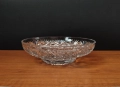 Една прекрасна кристална фруктиера с интересна форма и ниско удебелено столче, снимка 2