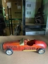 Винтидж състезателна кола от дърво, снимка 4