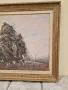 Много добра антикварна авторска майсторска картина масло върху платно , снимка 3