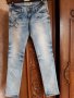 Дънки ELEVEN JEANS с Бродерия и Паети декорация НОВИ,избелени ефекти-уникален модел, снимка 8
