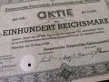 Акция | 100 райх марки | Amperwerke Elektricitäts-Aktiengesellschaft - München | 1934г., снимка 2