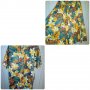 Флорален комплект пола-панталон с риза, снимка 1 - Комплекти - 37298303