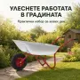 Поцинкована количка 80/100 L, 100 кг, снимка 8