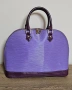 Louis Vuitton дамска винтидж лилава чанта , снимка 5
