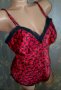 Victoria's Secret -vintage- Боди в червено и черно- М, снимка 1 - Бельо - 30905540
