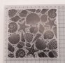 Морско дъно пластична пластмасова папка за релеф двойна слепваща текстура за фондан и scrapbook , снимка 2