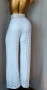 Резервирани AZARA Paris M/L Бял ажурен панталон , снимка 4