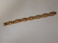 Стара гривна месинг мотиви на рози, снимка 8