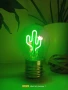 Bulb fiction Cactus лед филаментна акумулаторна крушка кактус, снимка 1