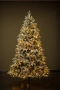 Коледна елха с вградени лампички по връхчетата, снимка 3
