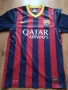 Nike Barcelona Mens SS Home Shirt - страхотна футболна тениска КАТО НОВА, снимка 4