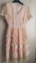 Дантелена розова рокля, снимка 1