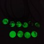 🌕🌛 3Д Луминисцентно колие светещо в тъмното в ярко зелено. Тип Луна, снимка 15