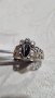 Vintage сребърен пръстен 925 с котешко око , снимка 2
