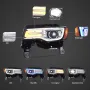Комплект LED фарове за Grand Cherokee WK2 2014- с начална анимация сиви и черни, снимка 5