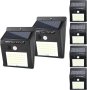 Соларни охранителни светлини, Сензор за движение, IP 65, 40LED, 6 броя, снимка 4