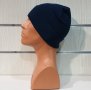Нова зимна шапка с подгъв в тъмносин цвят, снимка 11