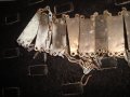 СТАРИННА БРОНЗОВА ОГЪРЛИЦА с КАМЪНИ и ВЕРИЖКА ВЪЗРОЖДЕНСКА ПЛЕТКА ФИЛИГРАН 14207, снимка 7