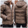 Мъжко зимно ватирано яке с качулка, 4цвята , снимка 15