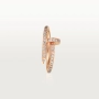 CARTIER Nail Juste un Clou Rose Small Paved Diamonds Пръстен Пирон, снимка 11
