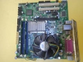Дъно процесор и памет 1Гб DDR2 , снимка 1