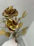 Красива метална антикварна роза, снимка 3