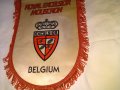 Футболно флагче Роял Екселсиор Мускрон Белгия, снимка 3