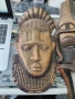 Лот дървени маски четири броя, снимка 2