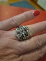 среб пръстен модел BVLGARI, снимка 1