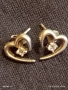 Стилни дамски обеци във формата на сърце ❤️ с кристали 25912, снимка 5