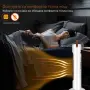 Вентилаторна печка 2-в-1 с керамичен нагревател, осцилация 60° – 1500W, 6062, снимка 14