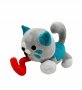 Играчка Huggy Wuggy, Коте, Плюшено, Сиво, снимка 1 - Плюшени играчки - 37293994