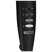Вентилатор на стойка ECG FS 40a Black, 50W, 40см, Черен, снимка 2 - Вентилатори - 37662222