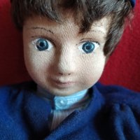Голяма ръчно изработена кукла момче за колекционери, но и за игра, снимка 3 - Колекции - 29699138