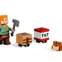 Конструктор LEGO® Minecraft™ 21240 - Приключение в блатото / 65 части, снимка 4 - Конструктори - 44322939