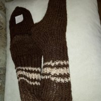 Ръчно плетени вълнени чорапи размер 36, снимка 1 - Други - 38594391