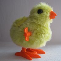 механична играчка - пиле птиче фигурка фигура животно птица, снимка 1 - Колекции - 29124501