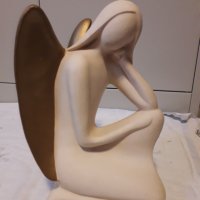  Скулптура  на ангел Gilde, снимка 1 - Декорация за дома - 31400316