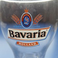 Стъклена чаша, брандирана с логото на бира Bavaria Holland, колекционерска, за ценители, снимка 2 - Чаши - 30772506