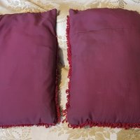 Продавам нови вълнени китеник 2 възглавници ръчна изработка , снимка 4 - Покривки за легло - 35361961