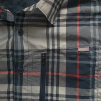 Columbia Silver Ridge Plaid Short Sleeve Shirt - страхотна мъжка риза, снимка 6 - Ризи - 37146994