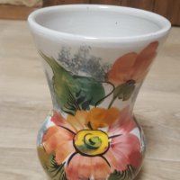 Винтидж италианска керамична ваза, снимка 1 - Вази - 39641278
