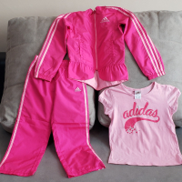 Комплект от 3 части ADIDAS, за момиченце на 6 год., снимка 1 - Детски комплекти - 44701360