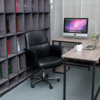 ПРОМОЦИЯ Кожен офис стол тип кресло THOMASINA , снимка 14 - Столове - 36662759