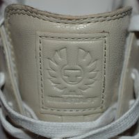 Belstaff Wanstead Sneakers Mens In White Canvas and Leather Sz 43, снимка 3 - Ежедневни обувки - 29351528