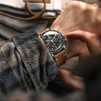 WatchGecko ръчно изработена каишка за часовник от естествена кожа,20мм, снимка 3 - Каишки за часовници - 44511528
