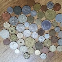 Колекция от чуждестранни ретро монети, снимка 6 - Нумизматика и бонистика - 30878744