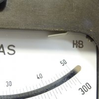 Индикатор стрелкови H& B Sauter 0-300 qA, снимка 4 - Резервни части за машини - 34903150