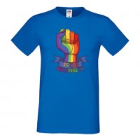 Мъжка тениска Pride World Day multicolor Прайд,Празник.Повод,Изненада, снимка 3 - Тениски - 37105142