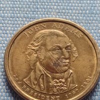 Монета 1 долар САЩ Джон Адамс вторият президент на САЩ 29607, снимка 4 - Нумизматика и бонистика - 42819414